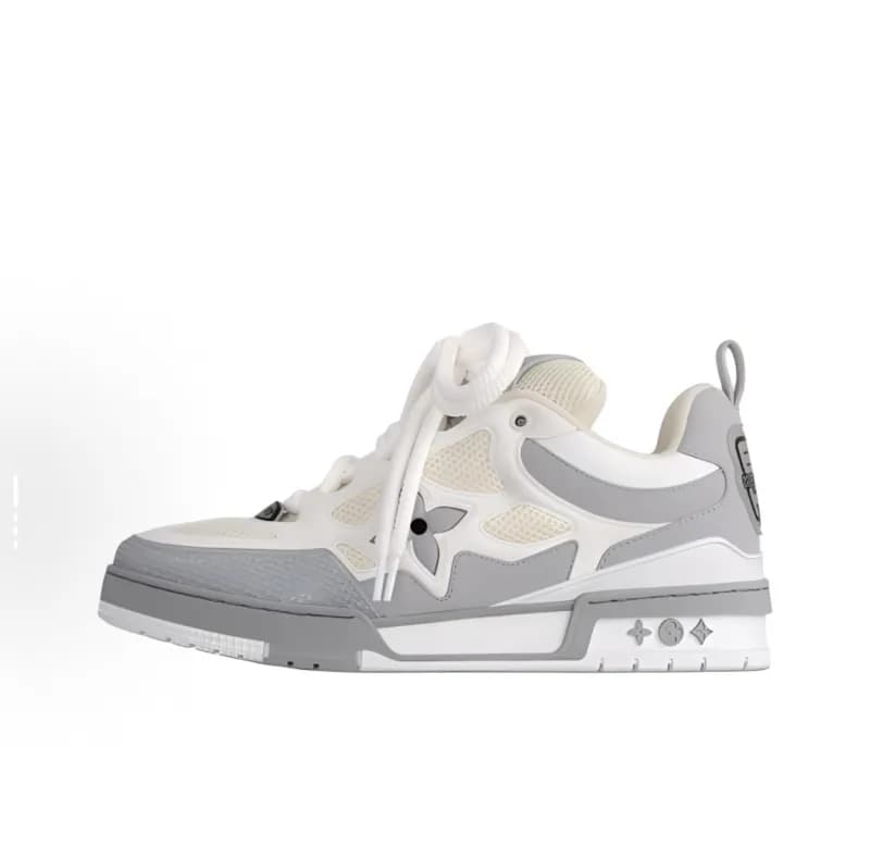 Louis Vuitton LV Trainer White Grey