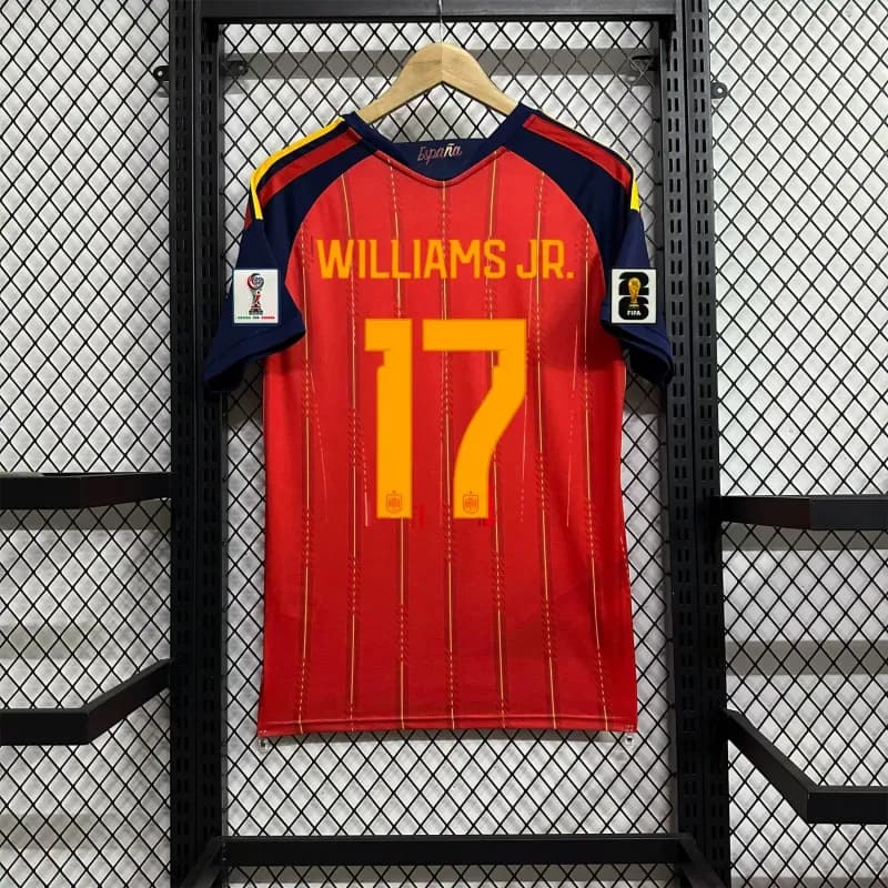 Nike Spain National Team Jersey Williams Jr. #17