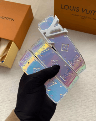 Louis Vuitton LV Belt Iridescent Monogram