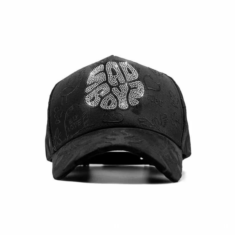 Travis Scott Snapback Cap Crystal Logo Embroidery