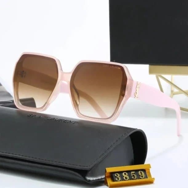 Saint Laurent Square Sunglasses Gradient Lens