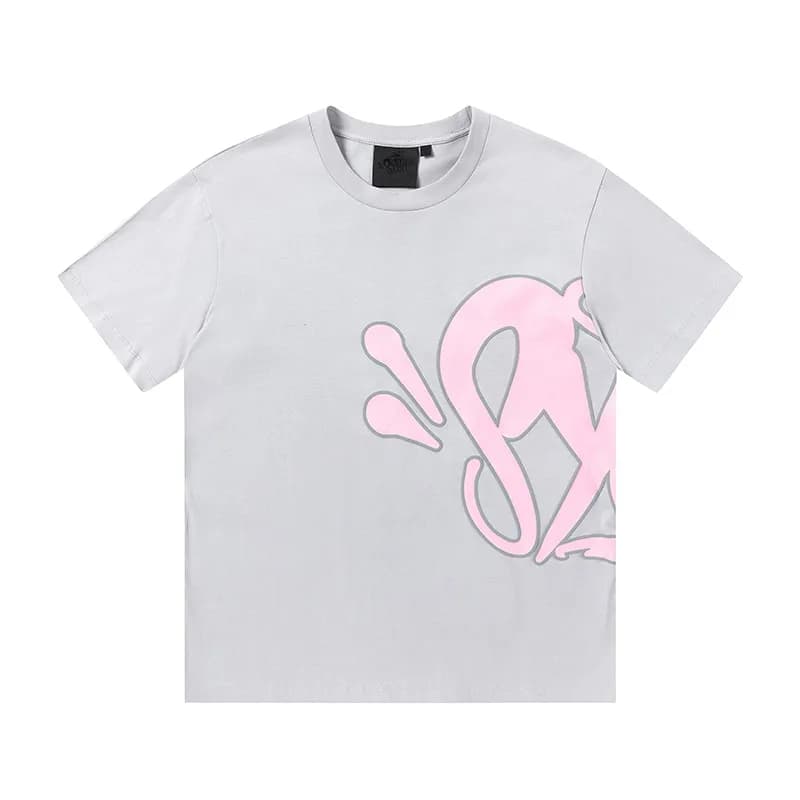 Supreme Hoodie and Shorts Set Graffiti Logo — 01浅灰色T恤