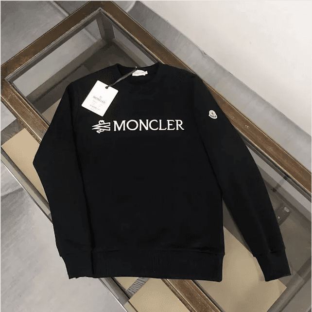 Moncler Crewneck Sweatshirt Logo Embroidered