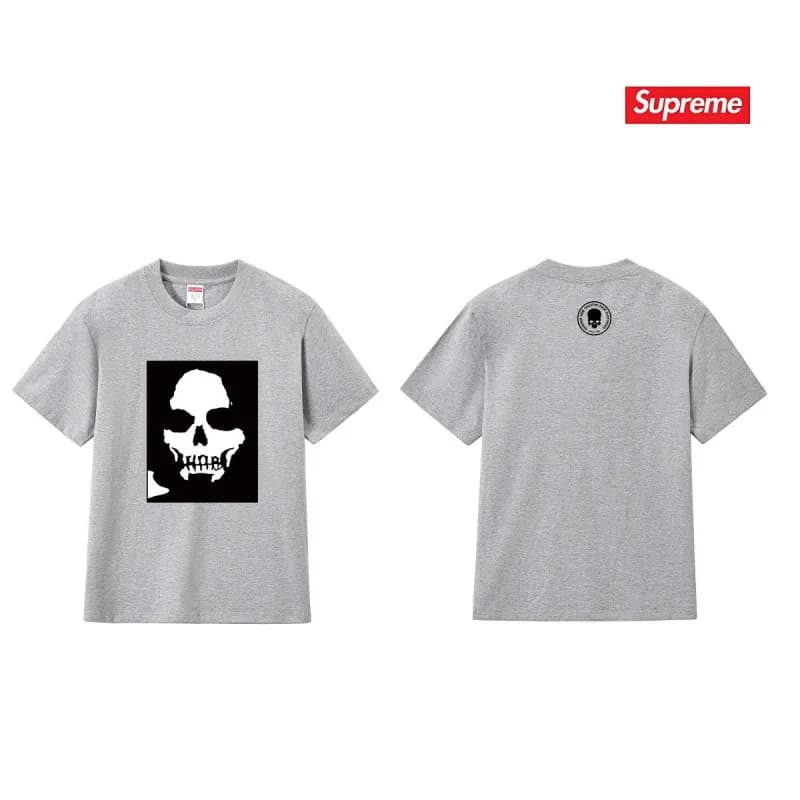 Supreme T-Shirt Graphic Print — 315灰色
