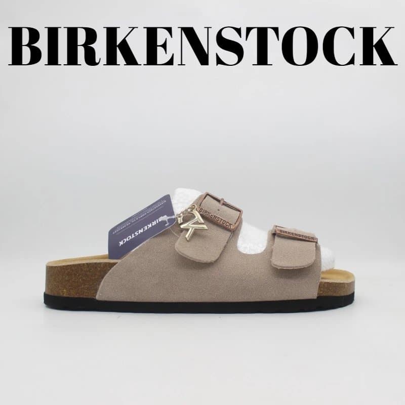 Birkenstock Boston Monogram Strap — 2703米色