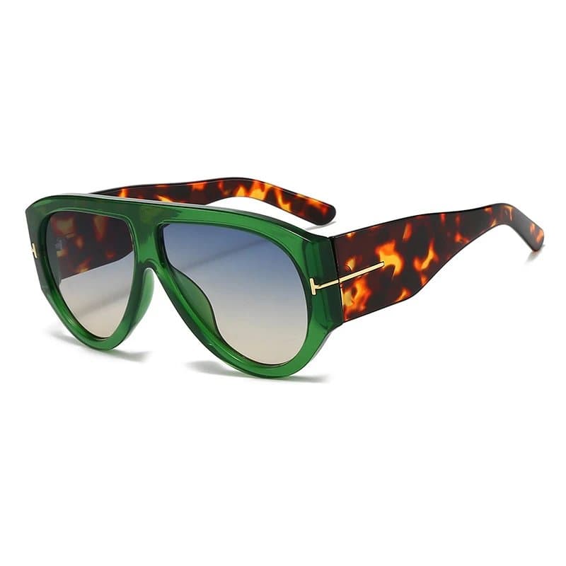 Tom Ford Aviator Sunglasses Tortoiseshell Temples