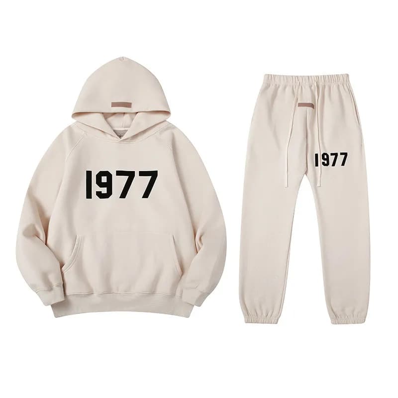 Fear of God Hoodie and Joggers Set 1977 Logo