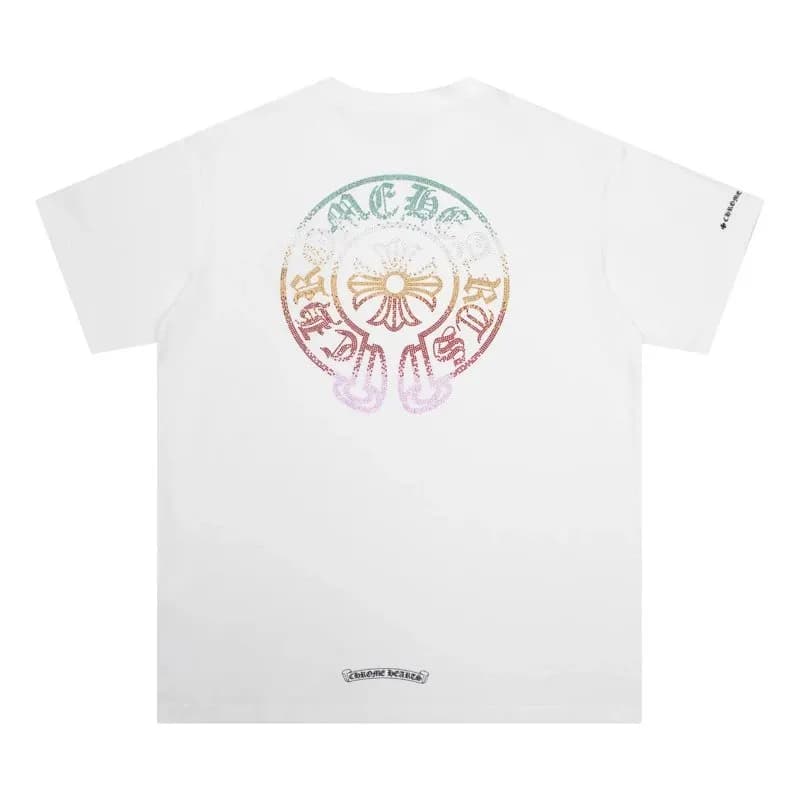 Chrome Hearts T-Shirt Rainbow Cross Logo