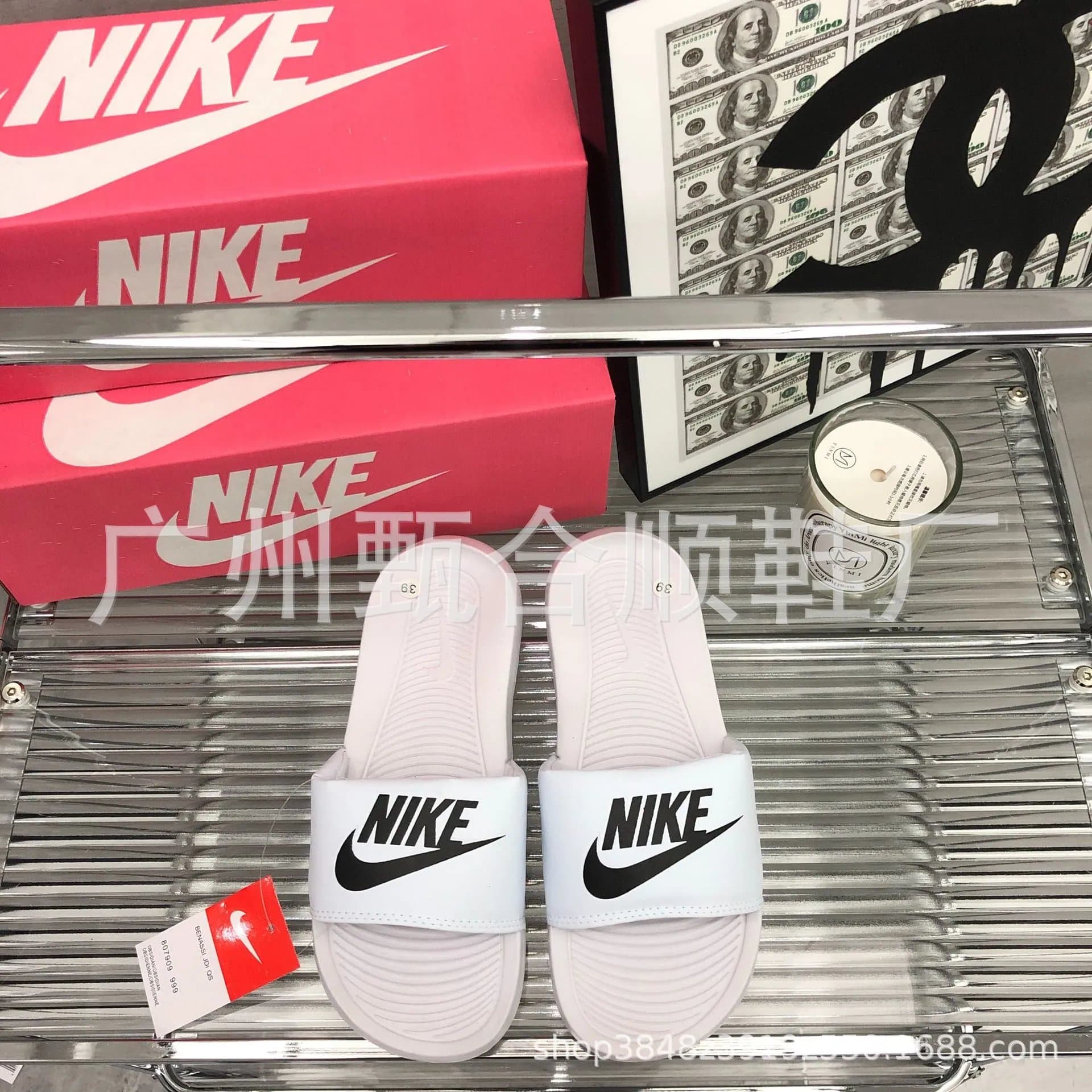 Nike Benassi JDI White/Black