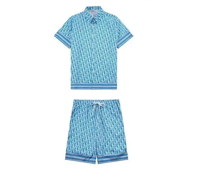Dior Oblique Print Set Green Monogram — 10