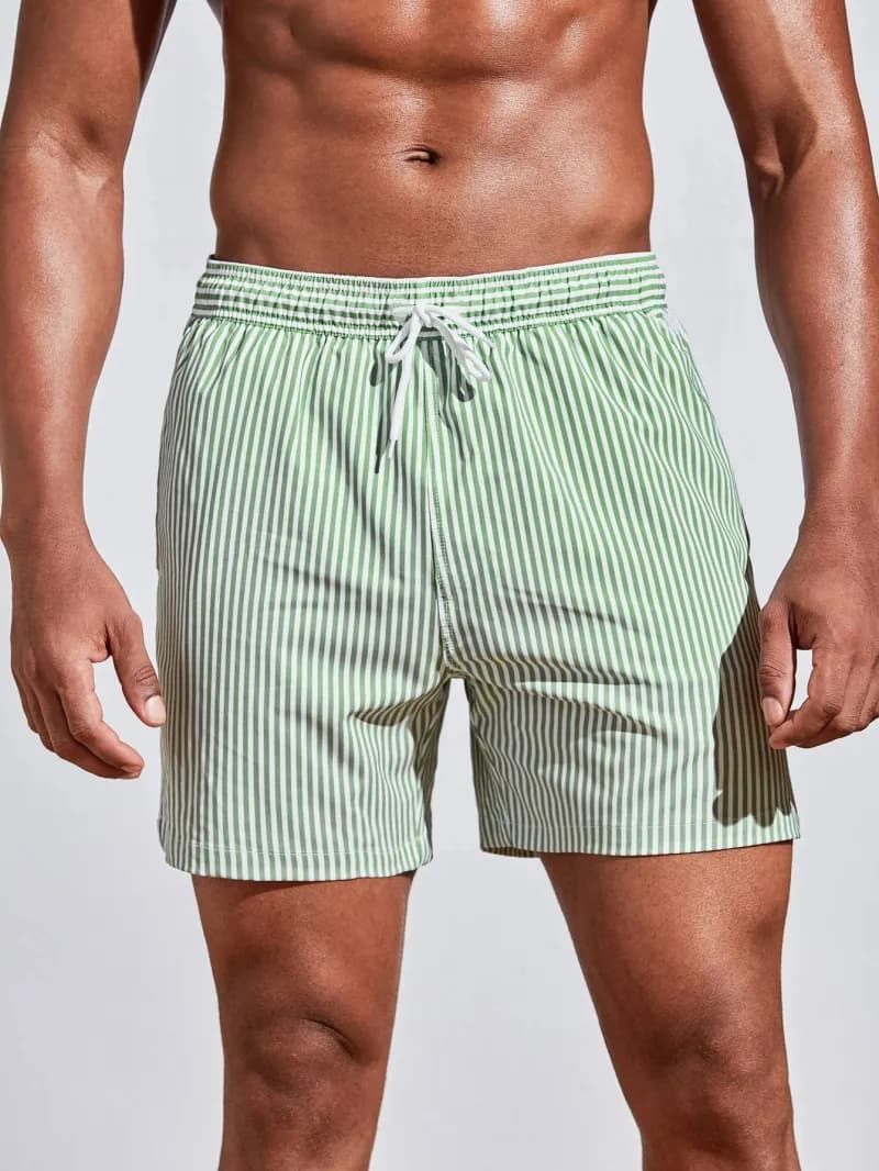 Polo Ralph Lauren Striped Swim Trunks Vertical Stripe