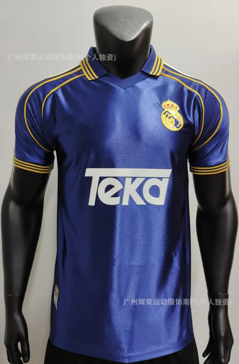 Real Madrid Home Shirt 1997-98 Teko Sponsor