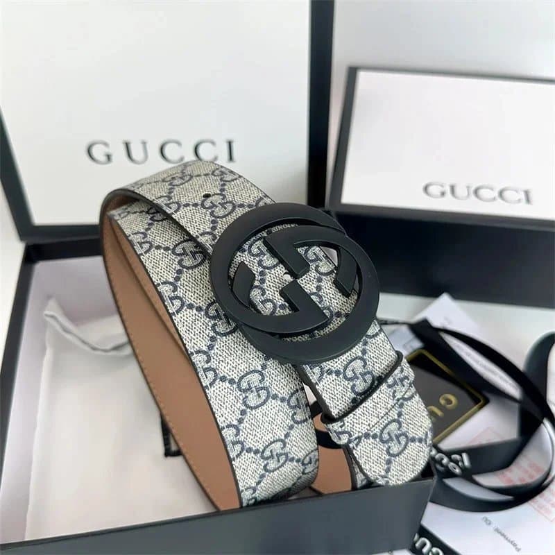 Gucci Horsebit 1955 Belt GG Supreme Canvas