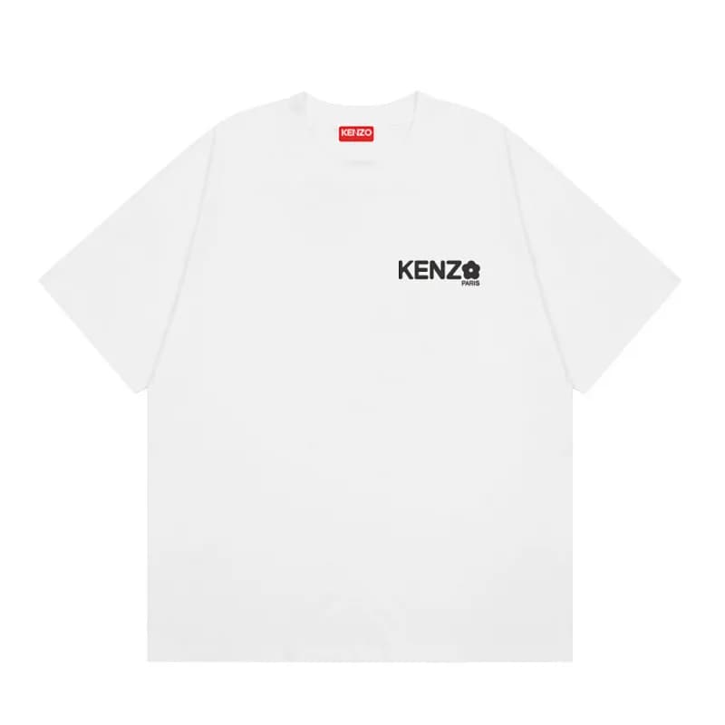 Kenzo Graphic T-Shirt Scribble Flower — K96白色