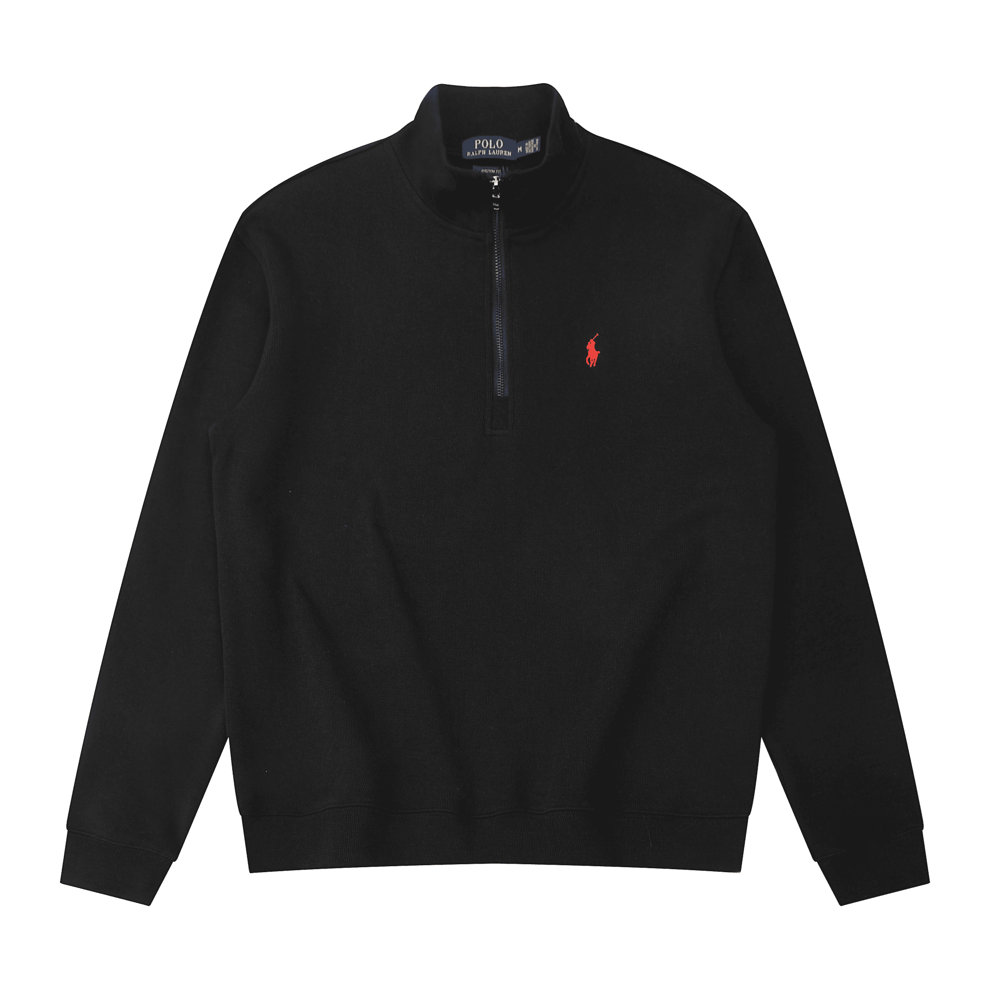 Polo Ralph Lauren Quarter-Zip Pullover Ivory — 黑色