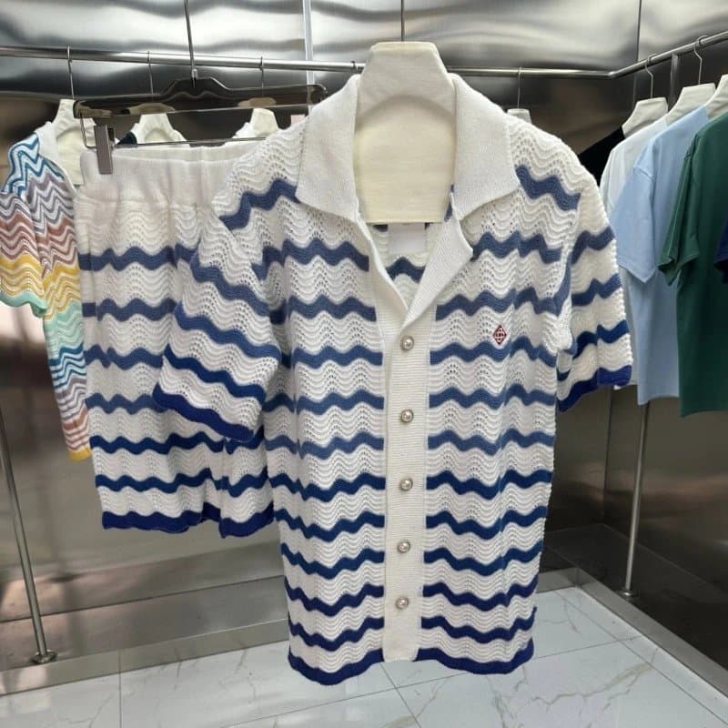 Balenciaga Knit Set Zigzag Chevron — 185--07