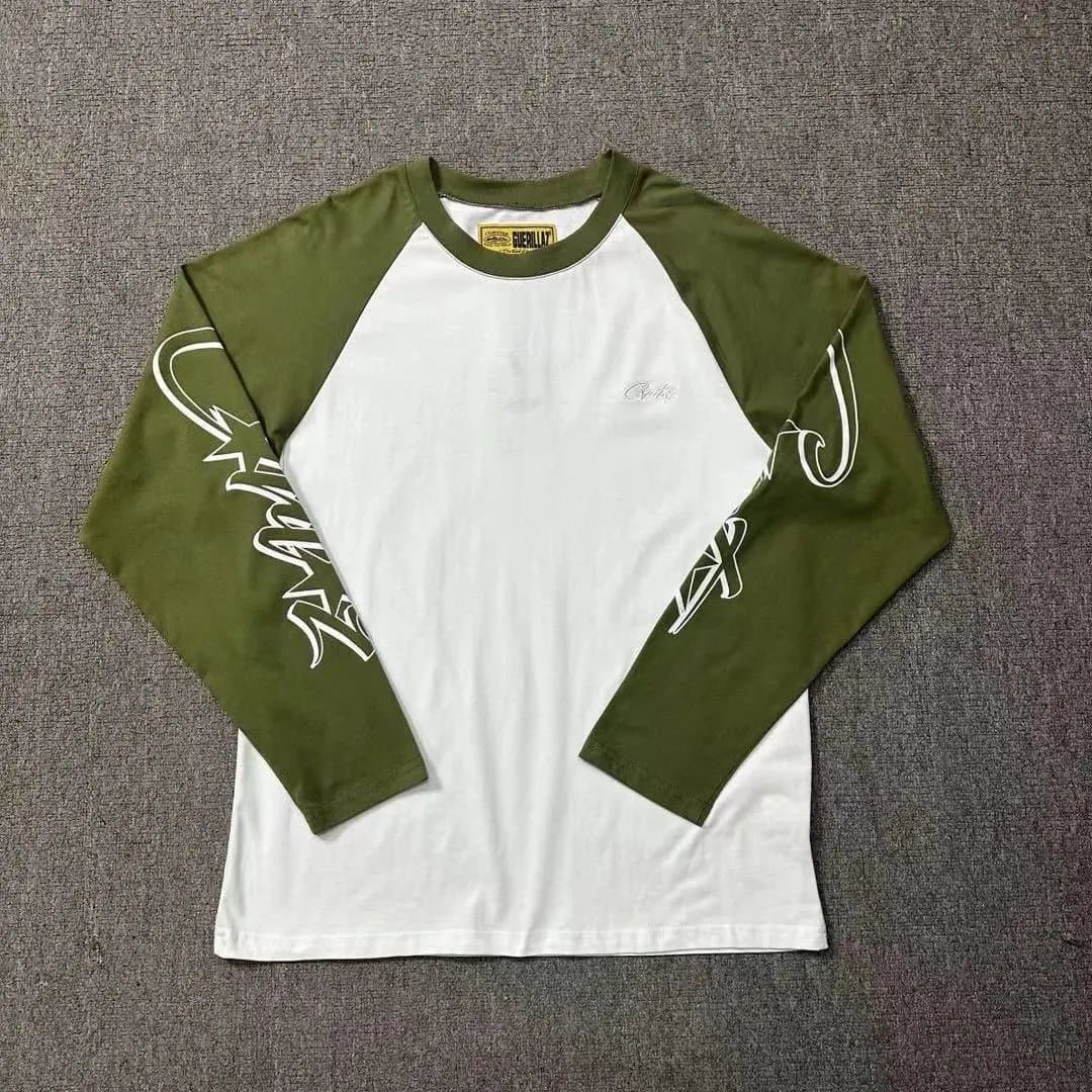 BAPE Raglan Long Sleeve Tee Ape Head Script