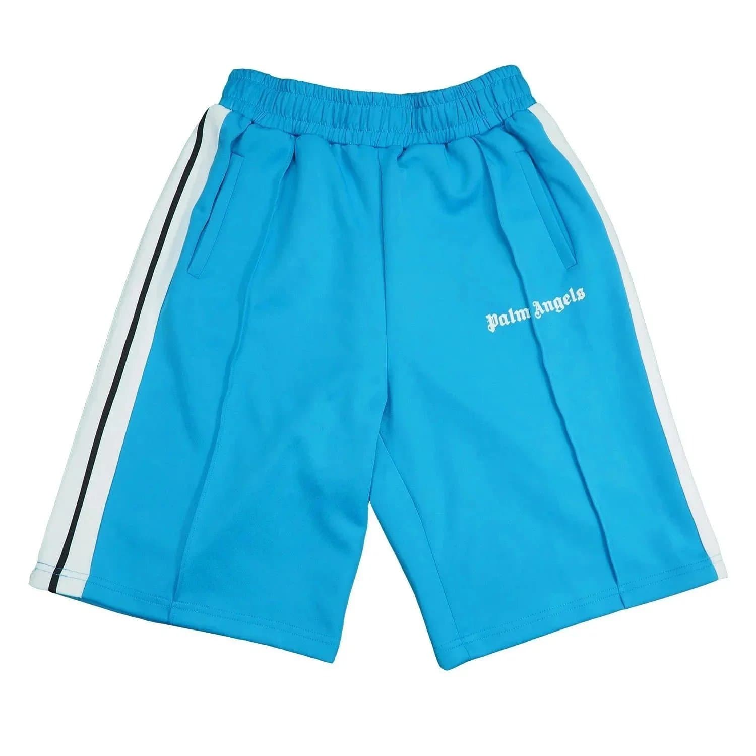 Palm Angels Logo Shorts Gothic Print — BB020118023