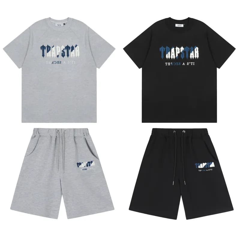 Corteiz T-Shirt & Shorts Set Trapstar Logo
