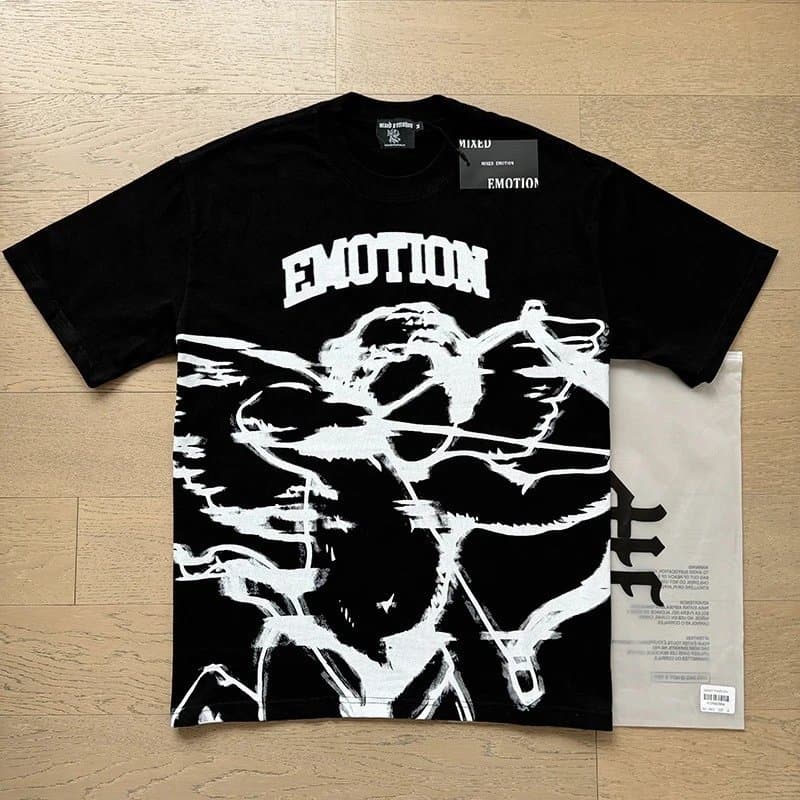 Corteiz Graphic Tee Made By Scars Print — 0003黑色