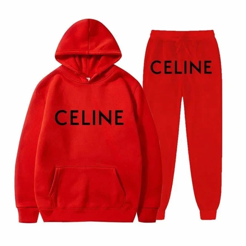 Celine Logo Joggers White Logo — 23