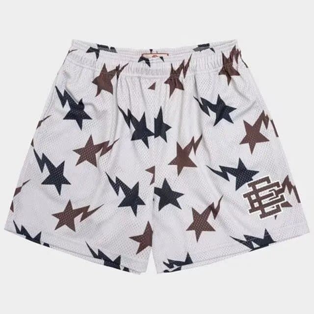 Mastermind Japan Mesh Shorts Star & Lightning Print