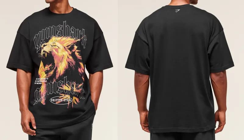 Graphic T-Shirt Viking Print — DYGSPT174