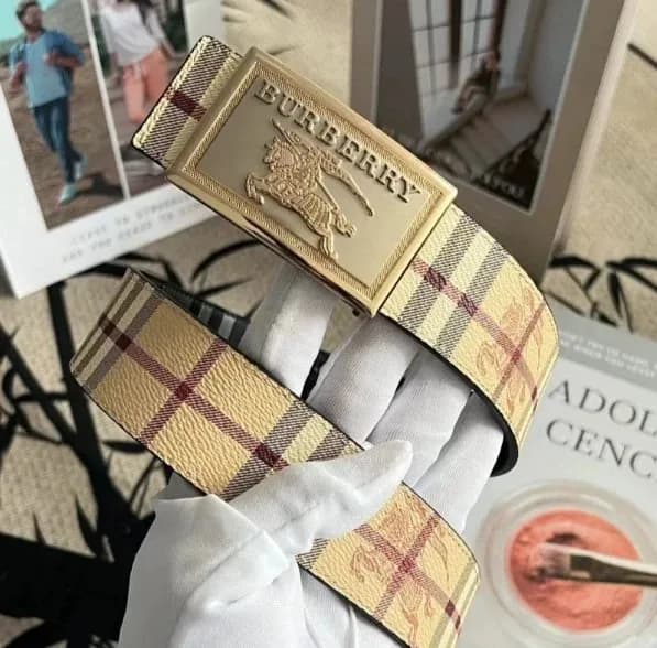 Burberry Classic Check Belt Iconic Nova Check