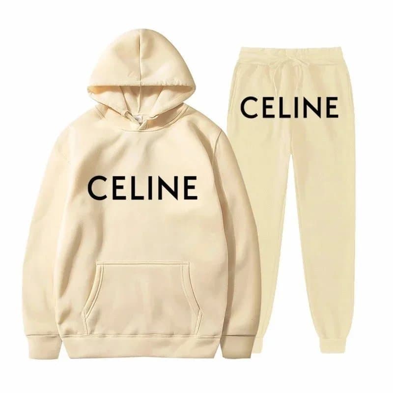Celine Logo Joggers White Logo — 22