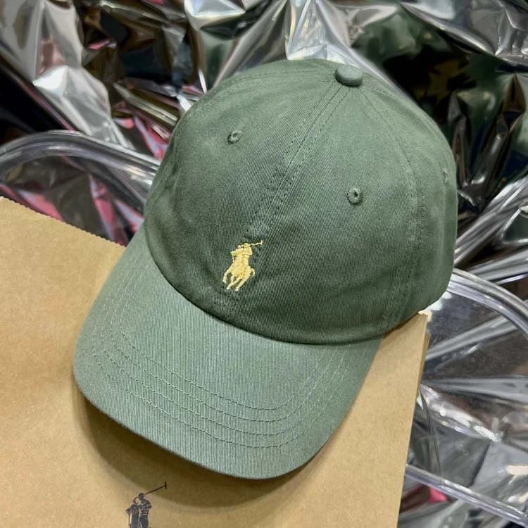 Polo Ralph Lauren Polo Cap Olive with Gold Pony