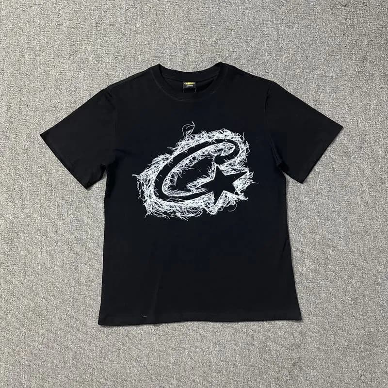 Graphic Tee Corteiz Script Logo — Style 17