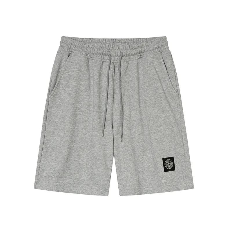 Stone Island Cargo Joggers Olive Grey — 19花灰纯棉短裤