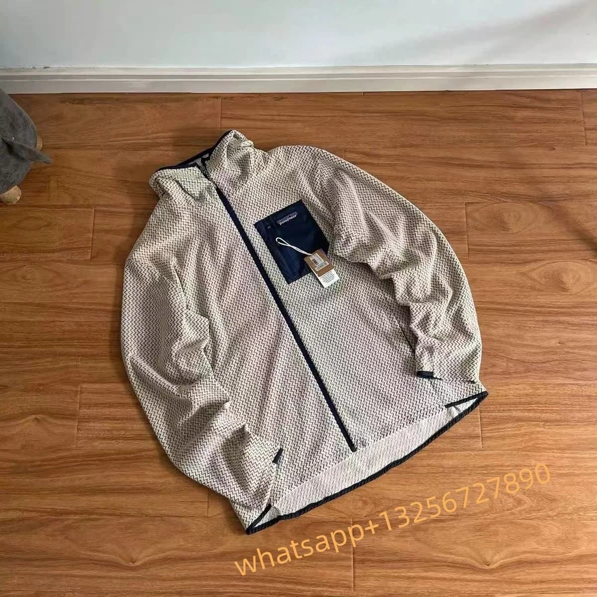 Patagonia Fleece Jacket Herringbone Pattern