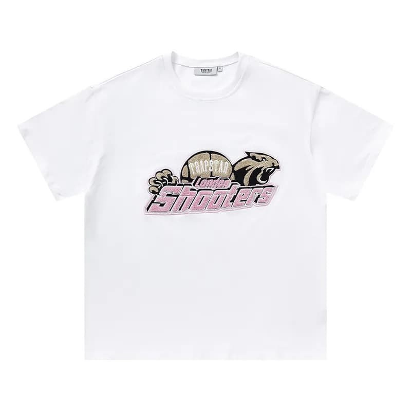 Trapstar Graphic T-Shirt TBP Logo Embroidered — 736白色短袖