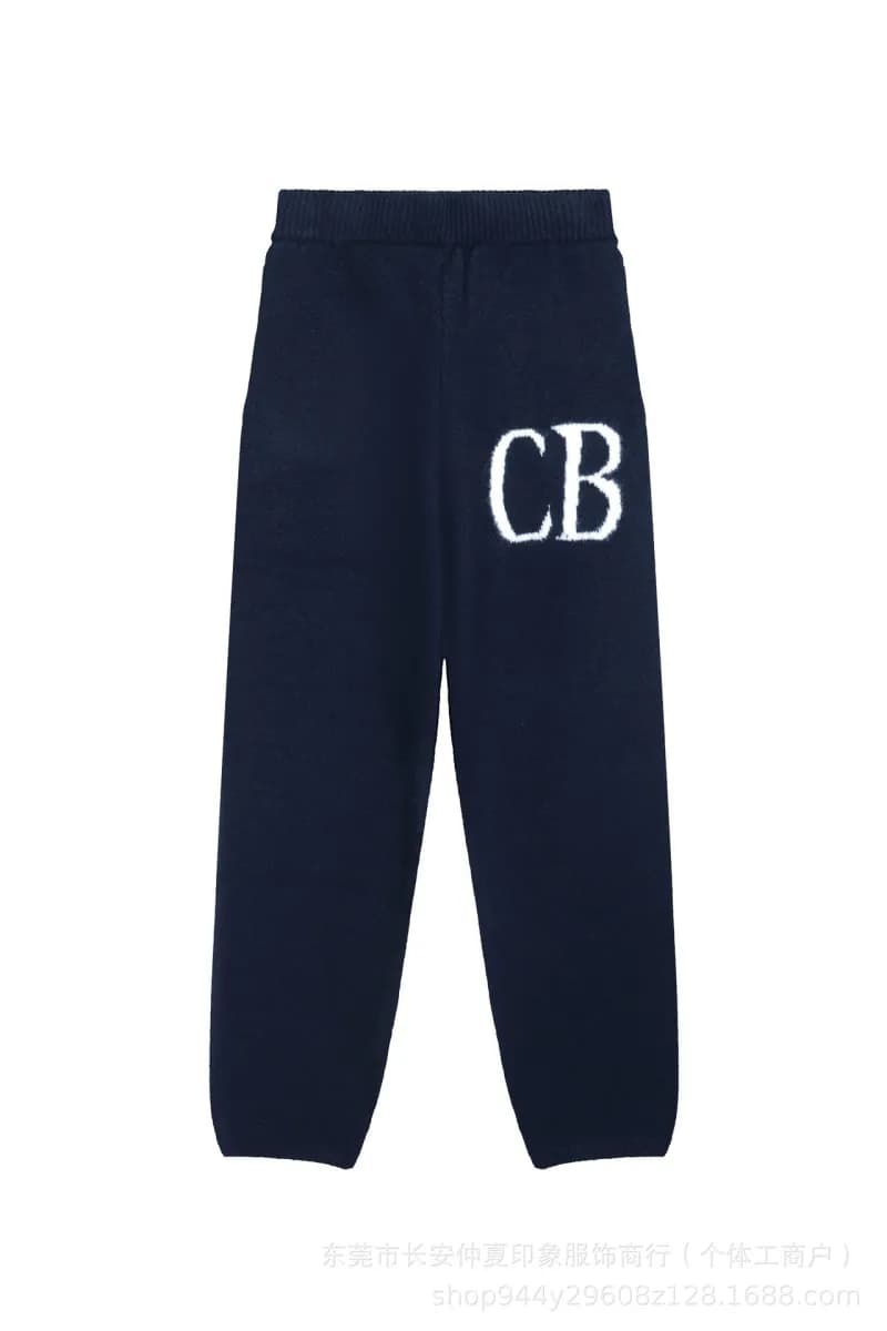 Corteiz CB Logo Sweater White CB Logo — M986 royal blue trousers