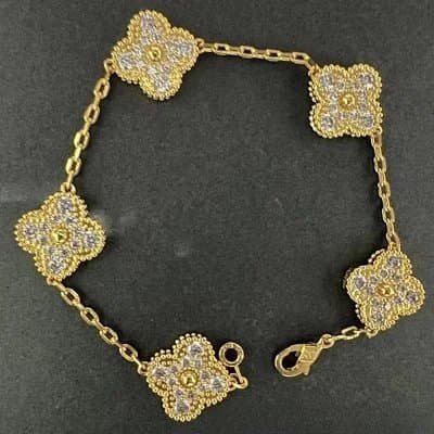 Van Cleef & Arpels Alhambra Bracelet Five Motifs
