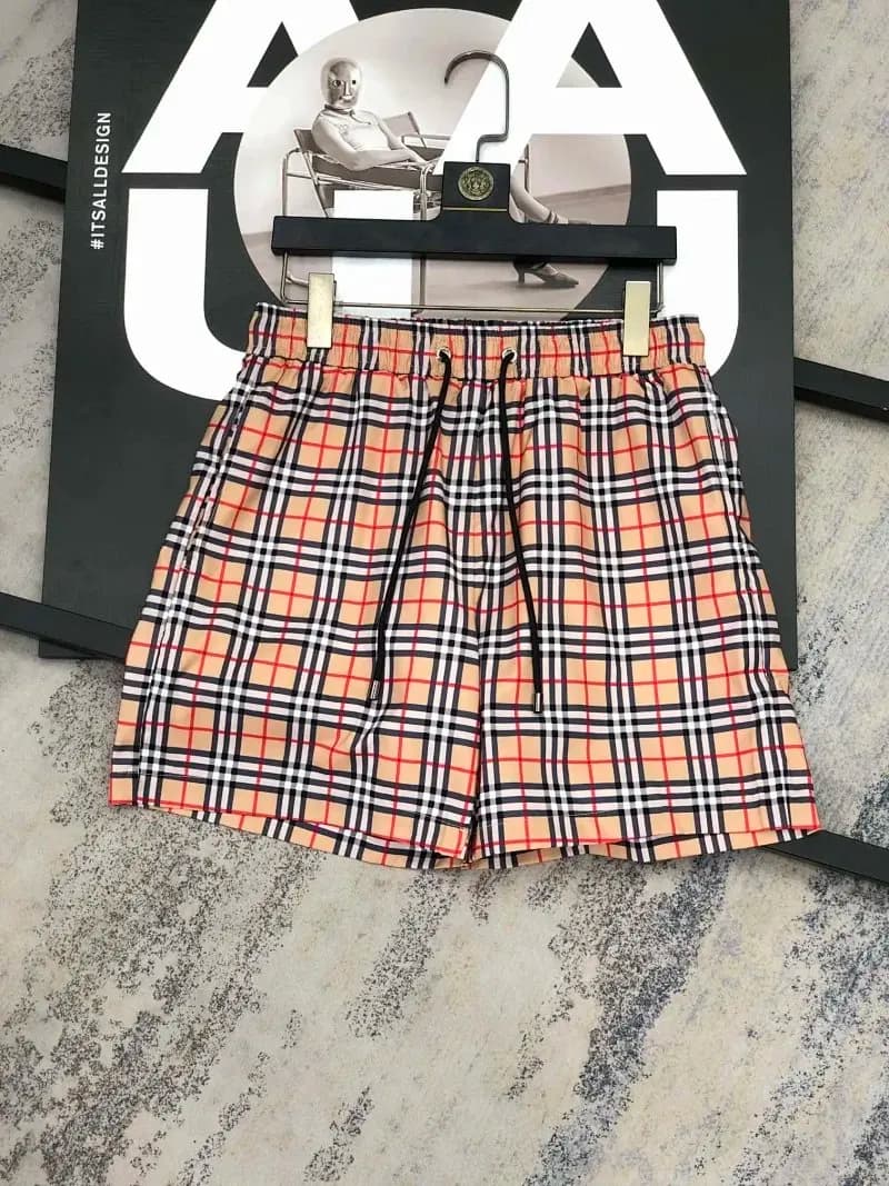 BAPE Logo Print Shorts Monogram All-Over — 15(mesh lining)