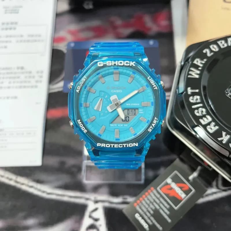 Casio G-Shock Transparent Blue