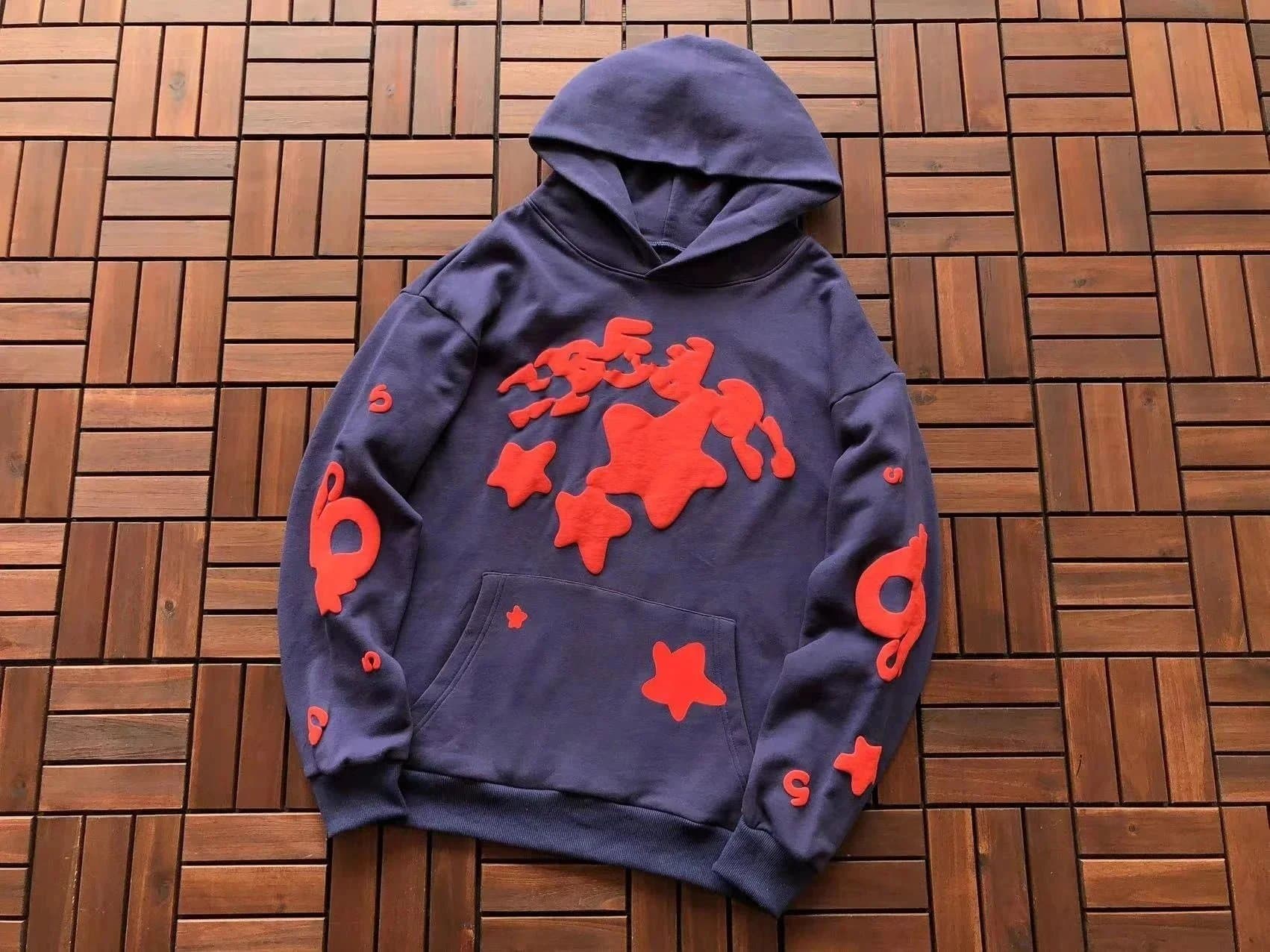 Gallery Dept. Hooded Sweatshirt Star & Logo Appliqué