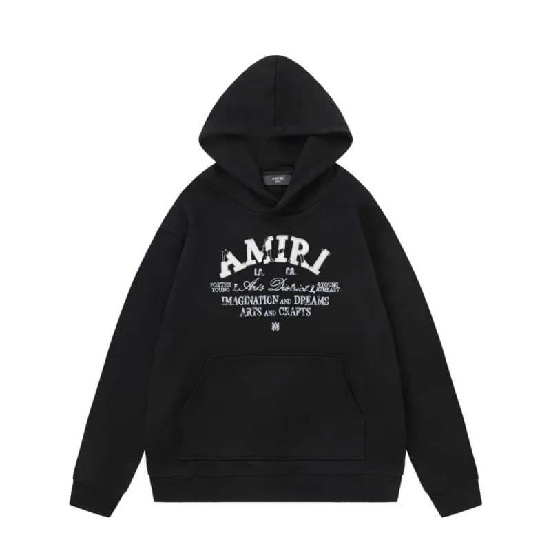 Amiri Crewneck Sweatshirt Embroidered Logo — S-111