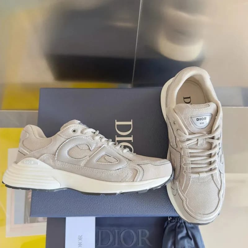 Dior B22 Sneaker Beige Grey — B30 48