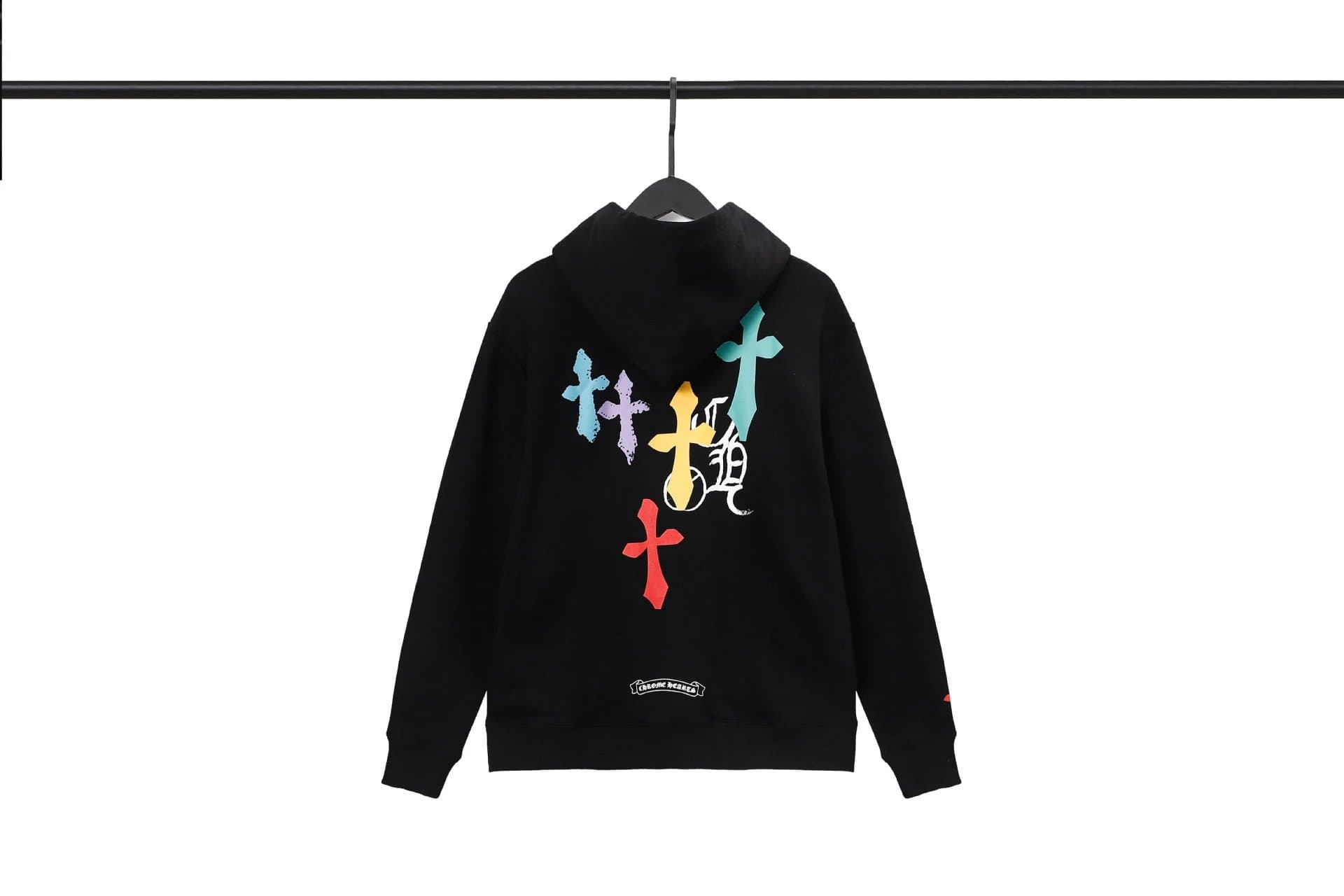 Chrome Hearts Hoodie Multi-Cross Graphic