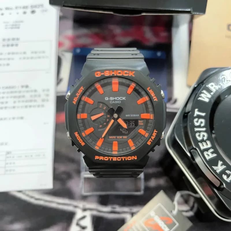 Casio G-Shock Black Orange
