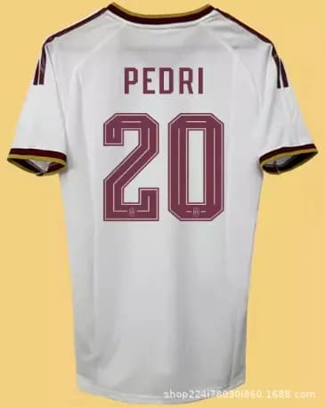 Adidas Spain National Team Jersey Home — 西班牙客场20号