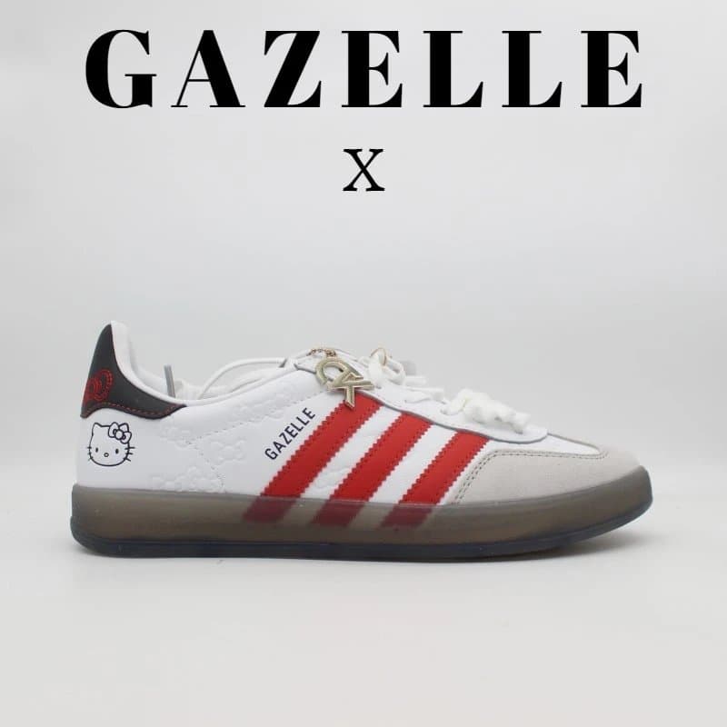 Adidas Gazelle Collab — II0013 白红