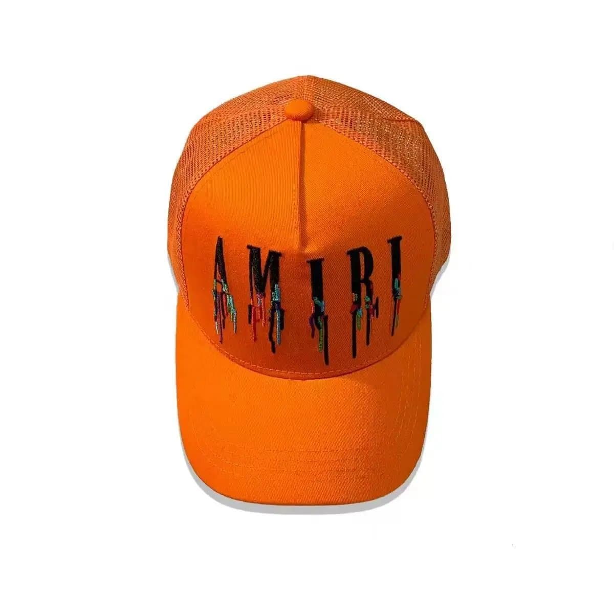 Chrome Hearts Trucker Cap Lips Patch — 成人均码 · AMI 橘色（均码）