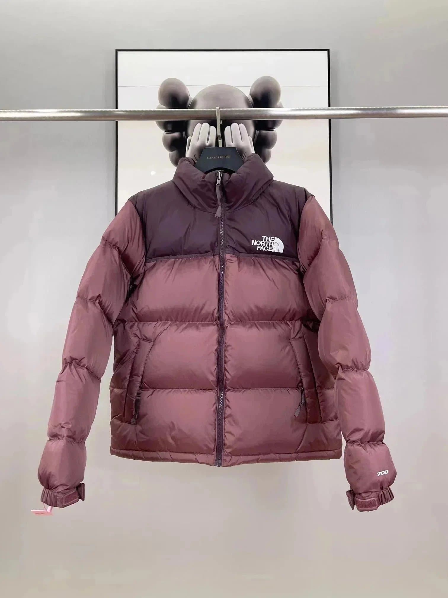 The North Face Nuptse Jacket Burgundy