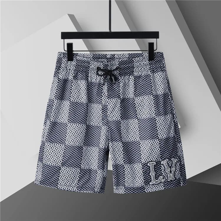 Louis Vuitton Checkered Shorts Monogram Canvas