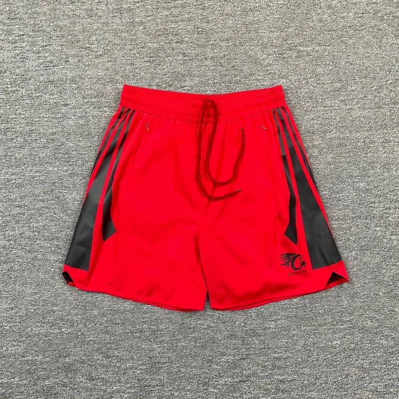 Converse Basketball Shorts Star Logo Panel — 8397 red