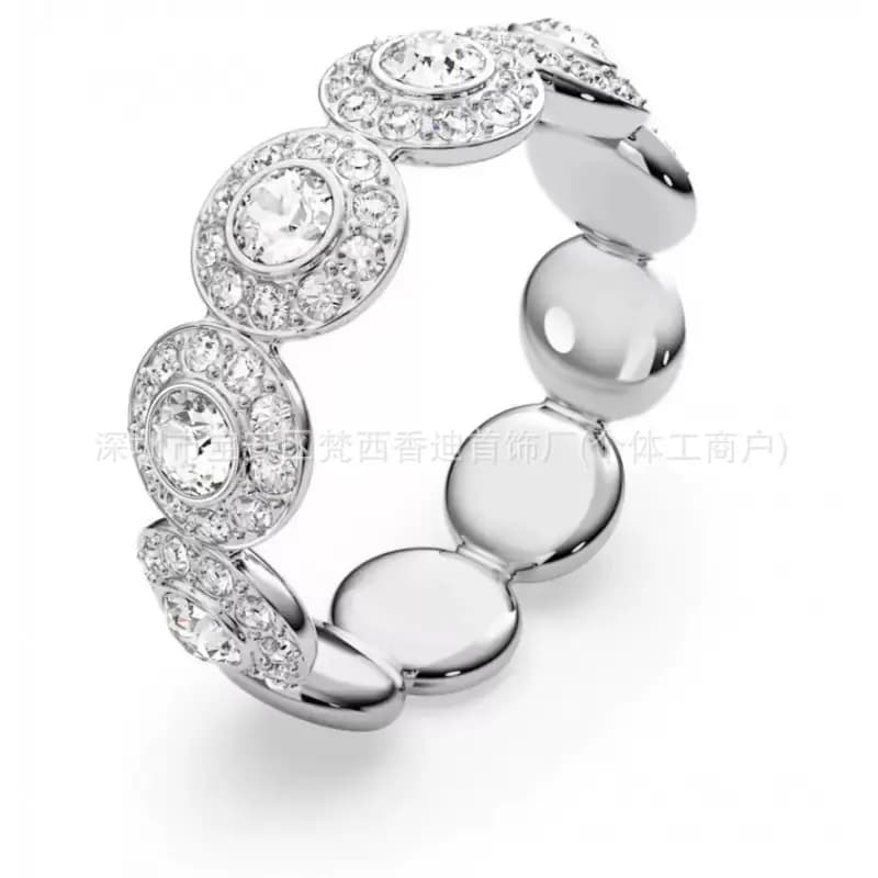 Chanel Crystal-Embellished Ring Pave Crystal